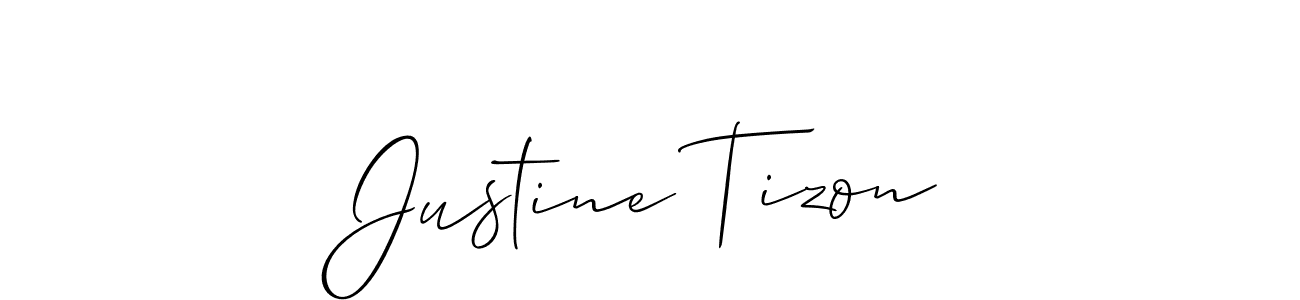 How to Draw Justine Tizon signature style? Allison_Script is a latest design signature styles for name Justine Tizon. Justine Tizon signature style 2 images and pictures png