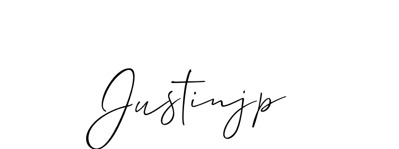 Create a beautiful signature design for name Justinjp. With this signature (Allison_Script) fonts, you can make a handwritten signature for free. Justinjp signature style 2 images and pictures png