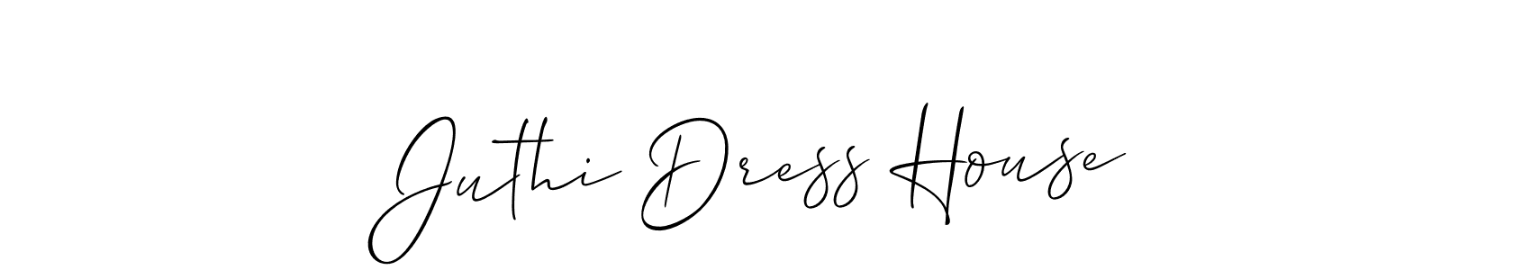 Make a beautiful signature design for name Juthi Dress House. Use this online signature maker to create a handwritten signature for free. Juthi Dress House signature style 2 images and pictures png
