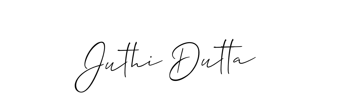 Best and Professional Signature Style for Juthi Dutta. Allison_Script Best Signature Style Collection. Juthi Dutta signature style 2 images and pictures png