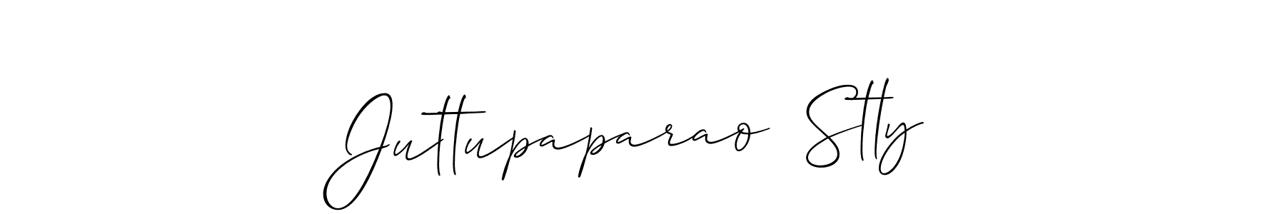 Similarly Allison_Script is the best handwritten signature design. Signature creator online .You can use it as an online autograph creator for name Juttupaparao  Stly. Juttupaparao  Stly signature style 2 images and pictures png