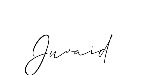 Create a beautiful signature design for name Juvaid. With this signature (Allison_Script) fonts, you can make a handwritten signature for free. Juvaid signature style 2 images and pictures png