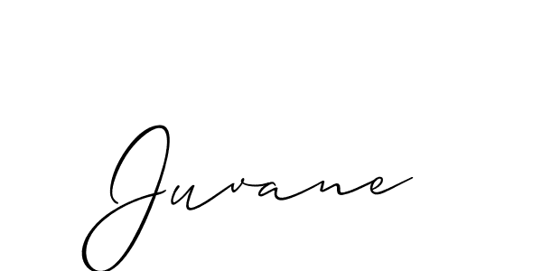 The best way (Allison_Script) to make a short signature is to pick only two or three words in your name. The name Juvane include a total of six letters. For converting this name. Juvane signature style 2 images and pictures png