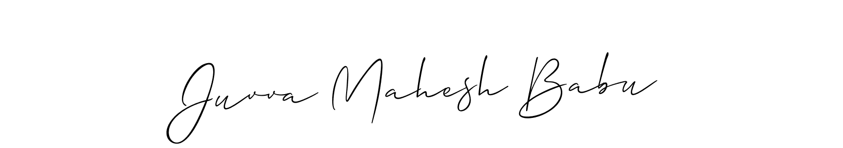 Juvva Mahesh Babu stylish signature style. Best Handwritten Sign (Allison_Script) for my name. Handwritten Signature Collection Ideas for my name Juvva Mahesh Babu. Juvva Mahesh Babu signature style 2 images and pictures png