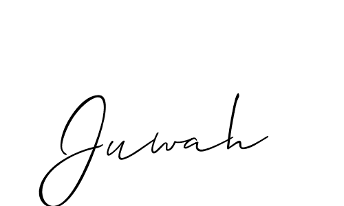 How to make Juwah name signature. Use Allison_Script style for creating short signs online. This is the latest handwritten sign. Juwah signature style 2 images and pictures png