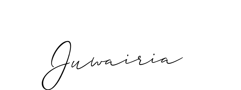 How to Draw Juwairia signature style? Allison_Script is a latest design signature styles for name Juwairia. Juwairia signature style 2 images and pictures png