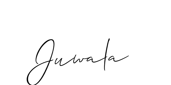 Create a beautiful signature design for name Juwala. With this signature (Allison_Script) fonts, you can make a handwritten signature for free. Juwala signature style 2 images and pictures png