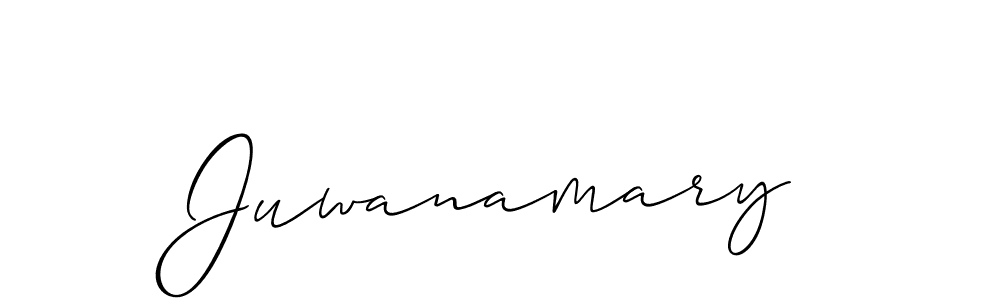 Also You can easily find your signature by using the search form. We will create Juwanamary name handwritten signature images for you free of cost using Allison_Script sign style. Juwanamary signature style 2 images and pictures png