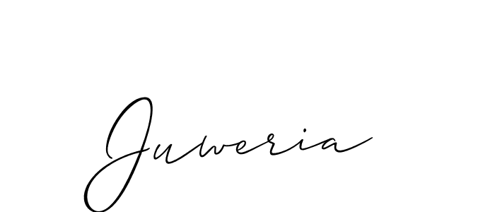 Similarly Allison_Script is the best handwritten signature design. Signature creator online .You can use it as an online autograph creator for name Juweria. Juweria signature style 2 images and pictures png