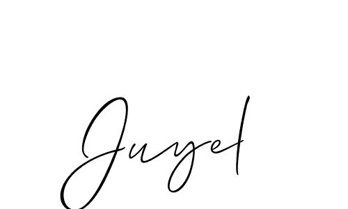 Make a beautiful signature design for name Juyel. Use this online signature maker to create a handwritten signature for free. Juyel signature style 2 images and pictures png