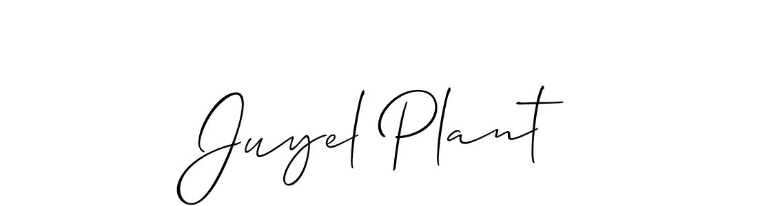 How to make Juyel Plant name signature. Use Allison_Script style for creating short signs online. This is the latest handwritten sign. Juyel Plant signature style 2 images and pictures png