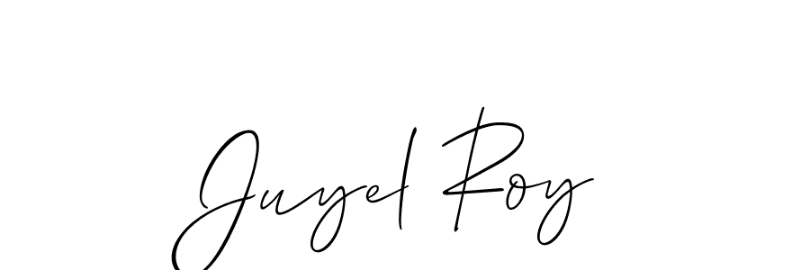 Best and Professional Signature Style for Juyel Roy. Allison_Script Best Signature Style Collection. Juyel Roy signature style 2 images and pictures png