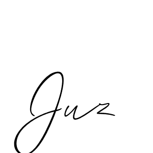 It looks lik you need a new signature style for name Juz. Design unique handwritten (Allison_Script) signature with our free signature maker in just a few clicks. Juz signature style 2 images and pictures png