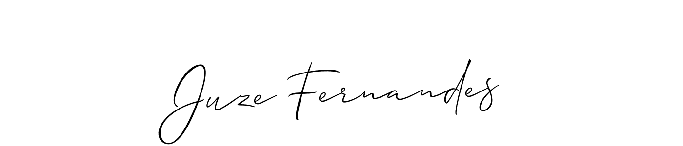 Also You can easily find your signature by using the search form. We will create Juze Fernandes name handwritten signature images for you free of cost using Allison_Script sign style. Juze Fernandes signature style 2 images and pictures png