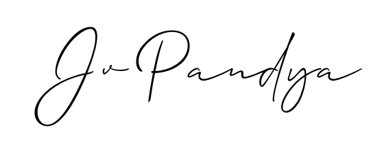 The Allison_Script typeface gives name Jv Pandya a refined look. Suitable for certificates, diplomas, and official verification. Jv Pandya signature style 2 images and pictures png