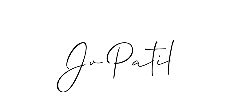 This is the best signature style for the Jv Patil name. Also you like these signature font (Allison_Script). Mix name signature. Jv Patil signature style 2 images and pictures png