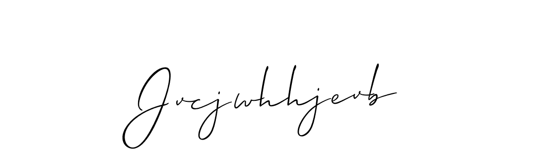 Also You can easily find your signature by using the search form. We will create Jvcjwhhjevb name handwritten signature images for you free of cost using Allison_Script sign style. Jvcjwhhjevb signature style 2 images and pictures png