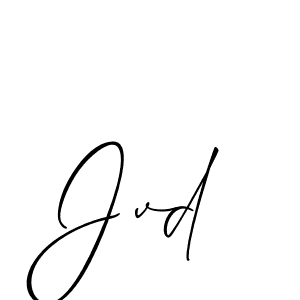 How to Draw Jvd signature style? Allison_Script is a latest design signature styles for name Jvd. Jvd signature style 2 images and pictures png