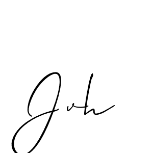 It looks lik you need a new signature style for name Jvh. Design unique handwritten (Allison_Script) signature with our free signature maker in just a few clicks. Jvh signature style 2 images and pictures png