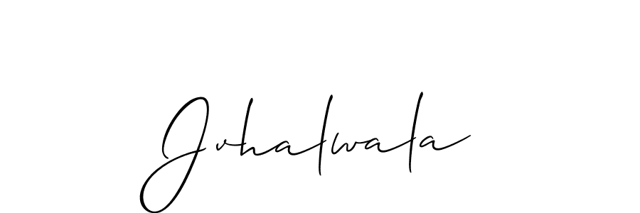 How to make Jvhalwala name signature. Use Allison_Script style for creating short signs online. This is the latest handwritten sign. Jvhalwala signature style 2 images and pictures png