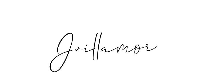 Make a beautiful signature design for name Jvillamor. With this signature (Allison_Script) style, you can create a handwritten signature for free. Jvillamor signature style 2 images and pictures png