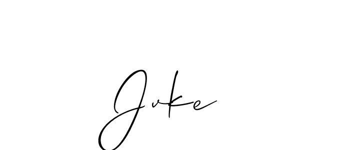 if you are searching for the best signature style for your name Jvke⭐. so please give up your signature search. here we have designed multiple signature styles  using Allison_Script. Jvke⭐ signature style 2 images and pictures png