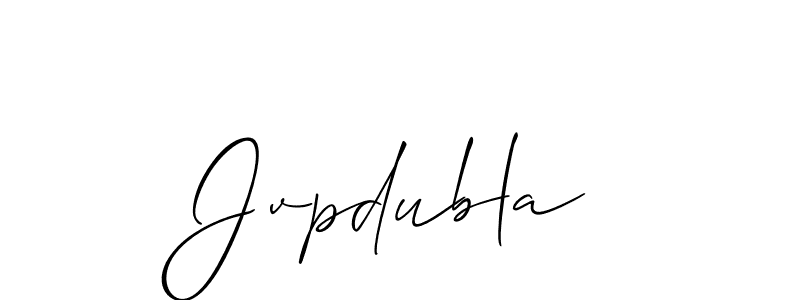Jvpdubla stylish signature style. Best Handwritten Sign (Allison_Script) for my name. Handwritten Signature Collection Ideas for my name Jvpdubla. Jvpdubla signature style 2 images and pictures png