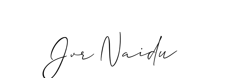 You can use this online signature creator to create a handwritten signature for the name Jvr Naidu. This is the best online autograph maker. Jvr Naidu signature style 2 images and pictures png