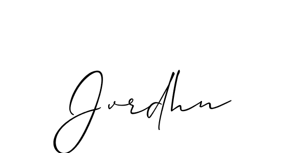 How to Draw Jvrdhn signature style? Allison_Script is a latest design signature styles for name Jvrdhn. Jvrdhn signature style 2 images and pictures png