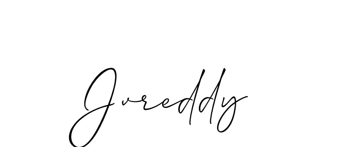 Jvreddy stylish signature style. Best Handwritten Sign (Allison_Script) for my name. Handwritten Signature Collection Ideas for my name Jvreddy. Jvreddy signature style 2 images and pictures png