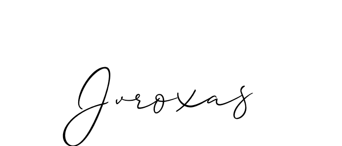 Similarly Allison_Script is the best handwritten signature design. Signature creator online .You can use it as an online autograph creator for name Jvroxas. Jvroxas signature style 2 images and pictures png