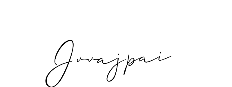 Design your own signature with our free online signature maker. With this signature software, you can create a handwritten (Allison_Script) signature for name Jvvajpai. Jvvajpai signature style 2 images and pictures png