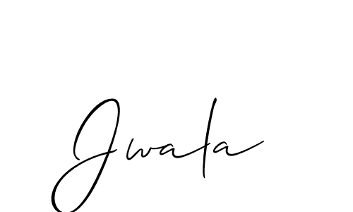 Jwala stylish signature style. Best Handwritten Sign (Allison_Script) for my name. Handwritten Signature Collection Ideas for my name Jwala. Jwala signature style 2 images and pictures png