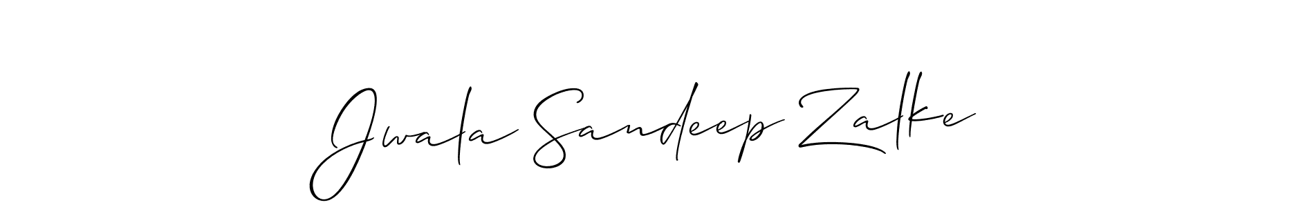 You can use this online signature creator to create a handwritten signature for the name Jwala Sandeep Zalke. This is the best online autograph maker. Jwala Sandeep Zalke signature style 2 images and pictures png