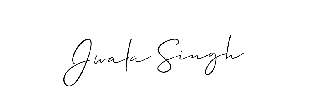 How to make Jwala Singh name signature. Use Allison_Script style for creating short signs online. This is the latest handwritten sign. Jwala Singh signature style 2 images and pictures png
