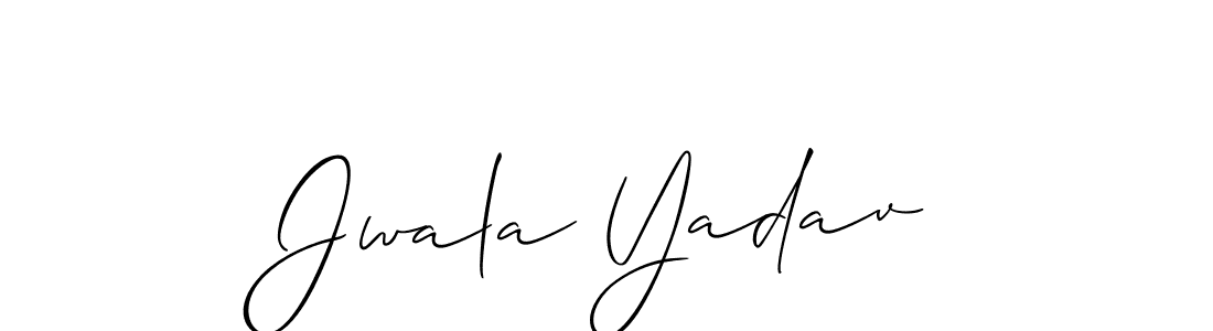 Make a short Jwala Yadav signature style. Manage your documents anywhere anytime using Allison_Script. Create and add eSignatures, submit forms, share and send files easily. Jwala Yadav signature style 2 images and pictures png