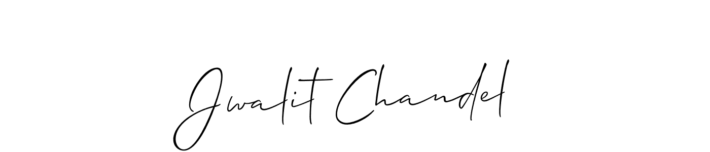 Here are the top 10 professional signature styles for the name Jwalit Chandel. These are the best autograph styles you can use for your name. Jwalit Chandel signature style 2 images and pictures png