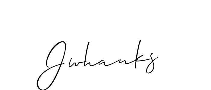 How to Draw Jwhanks signature style? Allison_Script is a latest design signature styles for name Jwhanks. Jwhanks signature style 2 images and pictures png
