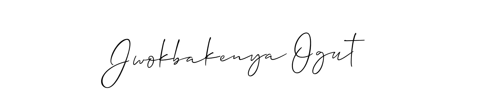 Check out images of Autograph of Jwokbakenya Ogut name. Actor Jwokbakenya Ogut Signature Style. Allison_Script is a professional sign style online. Jwokbakenya Ogut signature style 2 images and pictures png