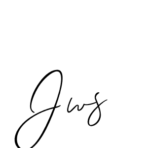 Also we have Jws name is the best signature style. Create professional handwritten signature collection using Allison_Script autograph style. Jws signature style 2 images and pictures png