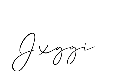 Also we have Jxggi name is the best signature style. Create professional handwritten signature collection using Allison_Script autograph style. Jxggi signature style 2 images and pictures png