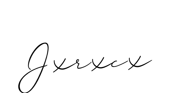 How to make Jxrxcx name signature. Use Allison_Script style for creating short signs online. This is the latest handwritten sign. Jxrxcx signature style 2 images and pictures png