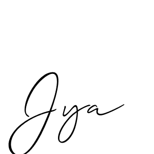 Similarly Allison_Script is the best handwritten signature design. Signature creator online .You can use it as an online autograph creator for name Jya. Jya signature style 2 images and pictures png