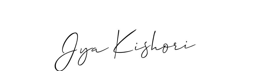 You can use this online signature creator to create a handwritten signature for the name Jya Kishori. This is the best online autograph maker. Jya Kishori signature style 2 images and pictures png