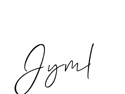 How to make Jyml name signature. Use Allison_Script style for creating short signs online. This is the latest handwritten sign. Jyml signature style 2 images and pictures png