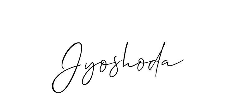 Also we have Jyoshoda name is the best signature style. Create professional handwritten signature collection using Allison_Script autograph style. Jyoshoda signature style 2 images and pictures png
