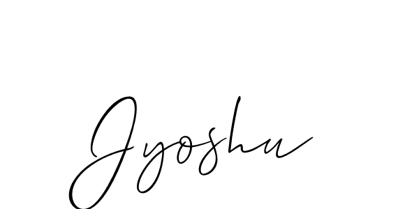 You can use this online signature creator to create a handwritten signature for the name Jyoshu. This is the best online autograph maker. Jyoshu signature style 2 images and pictures png