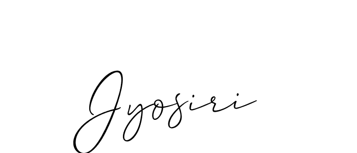 Best and Professional Signature Style for Jyosiri. Allison_Script Best Signature Style Collection. Jyosiri signature style 2 images and pictures png