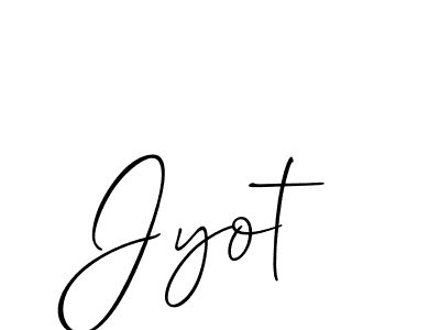 It looks lik you need a new signature style for name Jyot. Design unique handwritten (Allison_Script) signature with our free signature maker in just a few clicks. Jyot signature style 2 images and pictures png