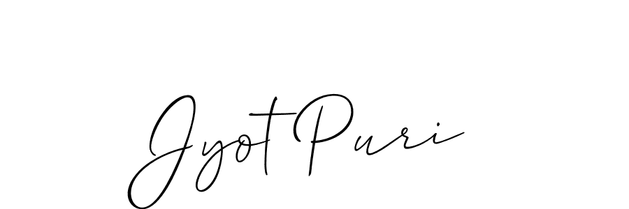 Make a beautiful signature design for name Jyot Puri. Use this online signature maker to create a handwritten signature for free. Jyot Puri signature style 2 images and pictures png